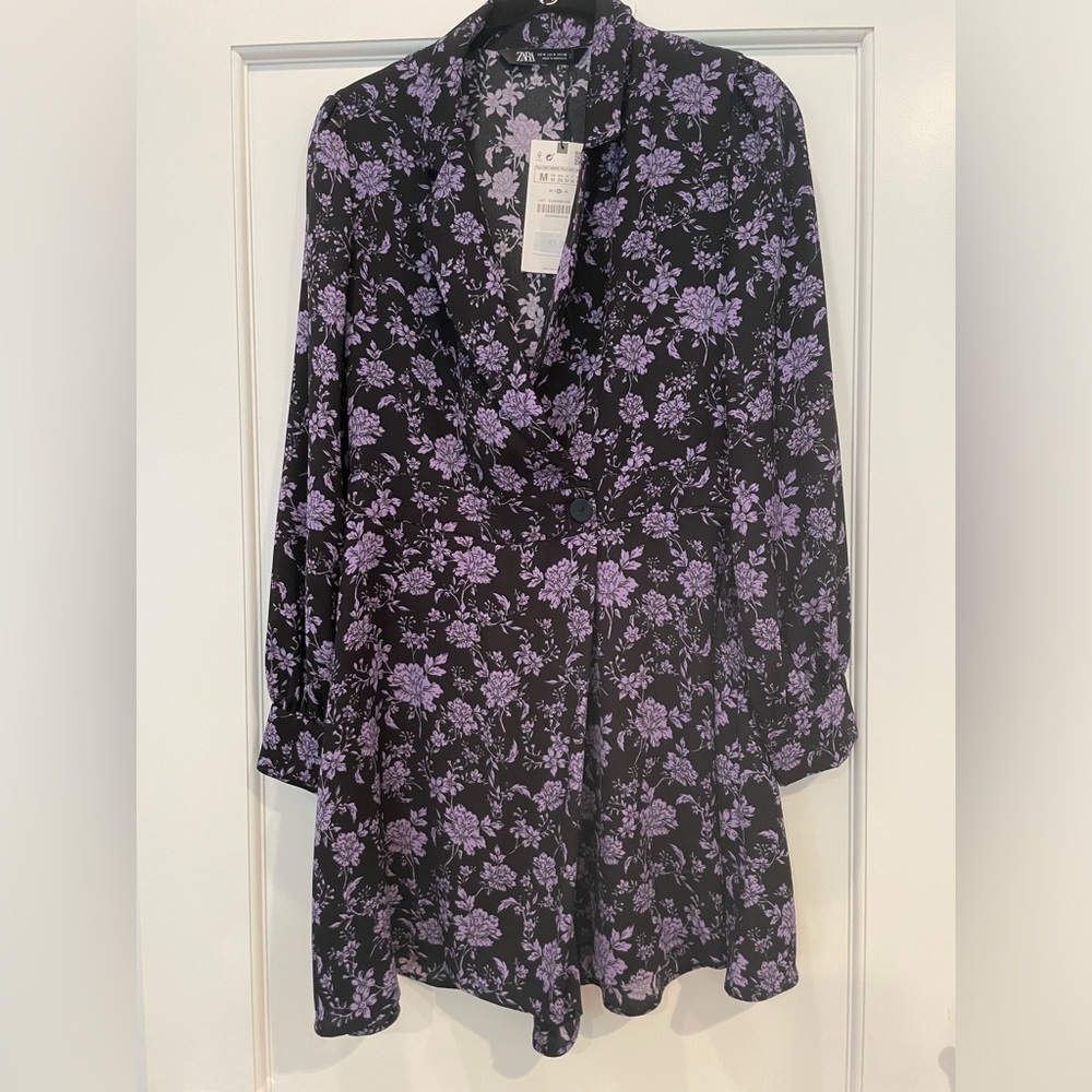 NEW ZARA Womans double breasted skort